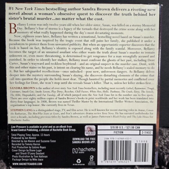 3 Audiobooks (CD) Zoo, Low Pressure, Deception - Picture 3 of 7